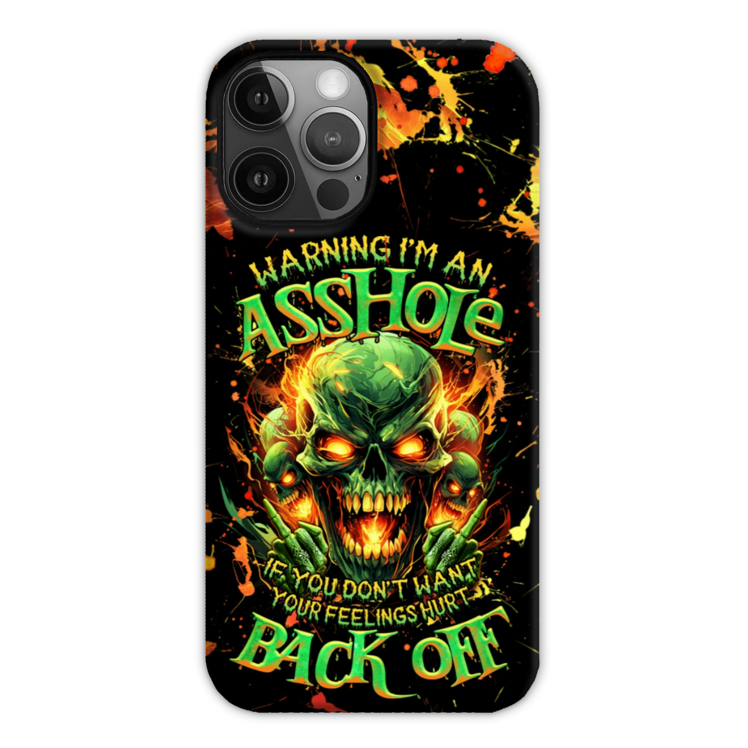 WARNING I'M AN A SKULL PHONE CASE - TLNZ1305244