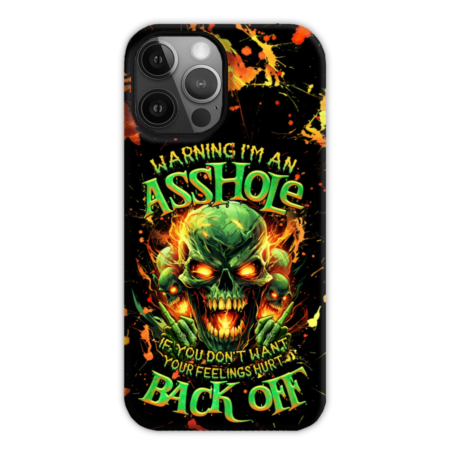 WARNING I'M AN A SKULL PHONE CASE - TLNZ1305244