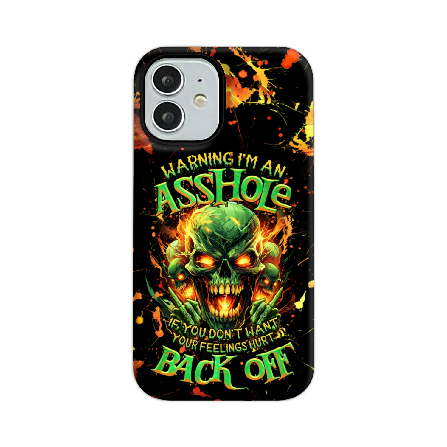 WARNING I'M AN A SKULL PHONE CASE - TLNZ1305244