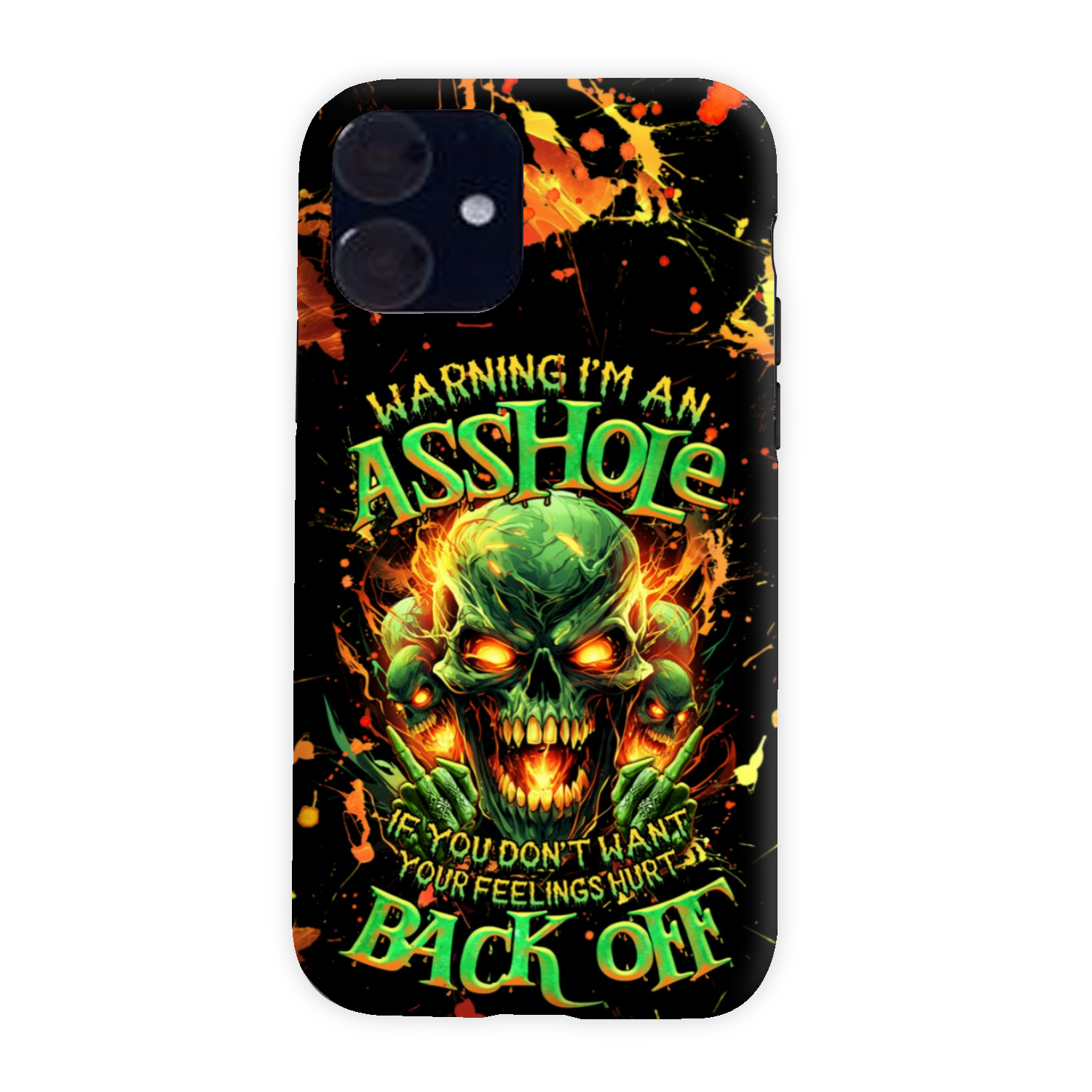 WARNING I'M AN A SKULL PHONE CASE - TLNZ1305244