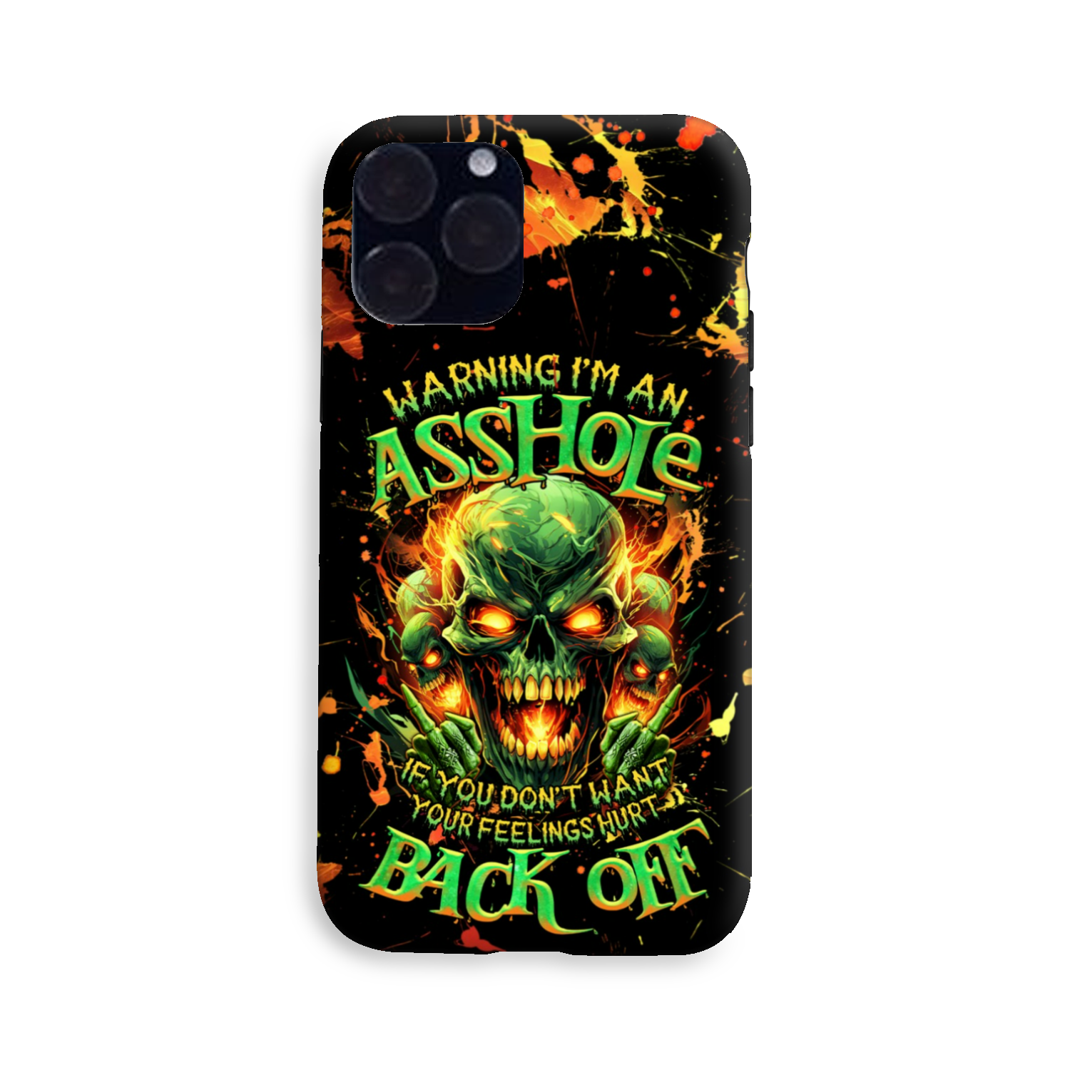 WARNING I'M AN A SKULL PHONE CASE - TLNZ1305244