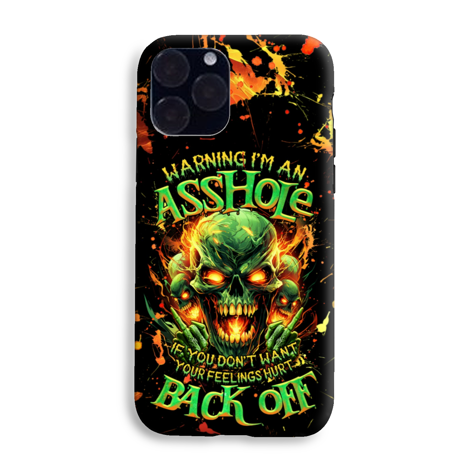 WARNING I'M AN A SKULL PHONE CASE - TLNZ1305244