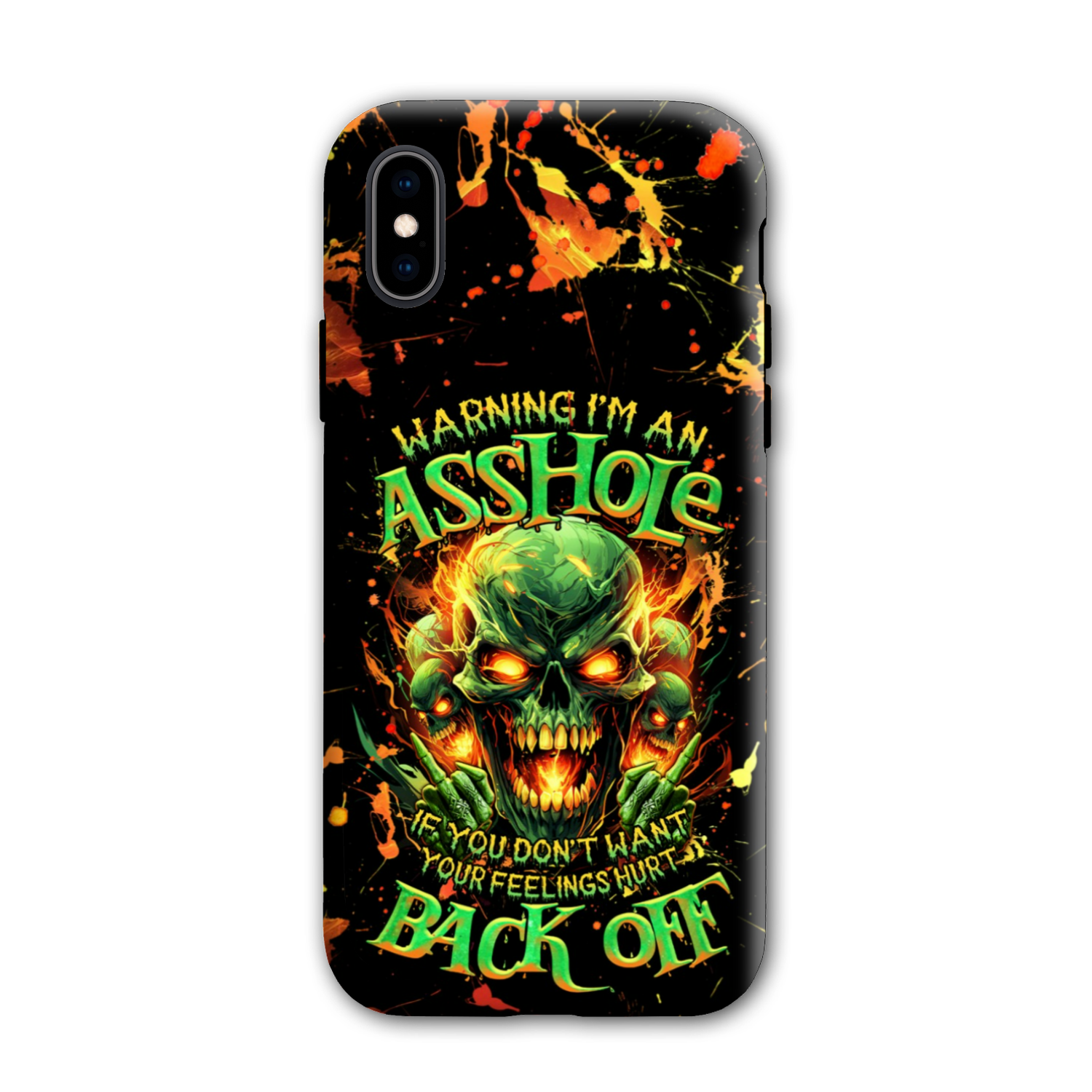 WARNING I'M AN A SKULL PHONE CASE - TLNZ1305244