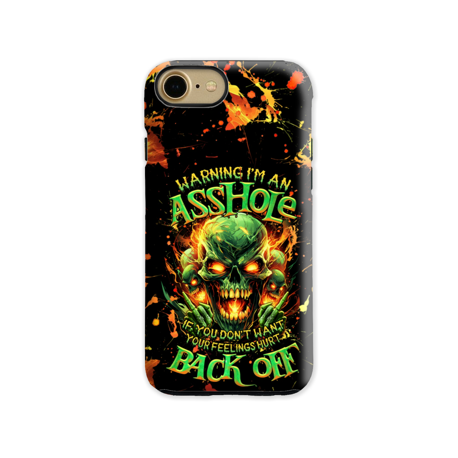 WARNING I'M AN A SKULL PHONE CASE - TLNZ1305244