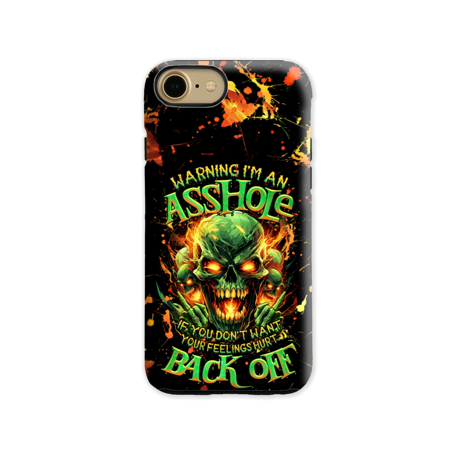 WARNING I'M AN A SKULL PHONE CASE - TLNZ1305244