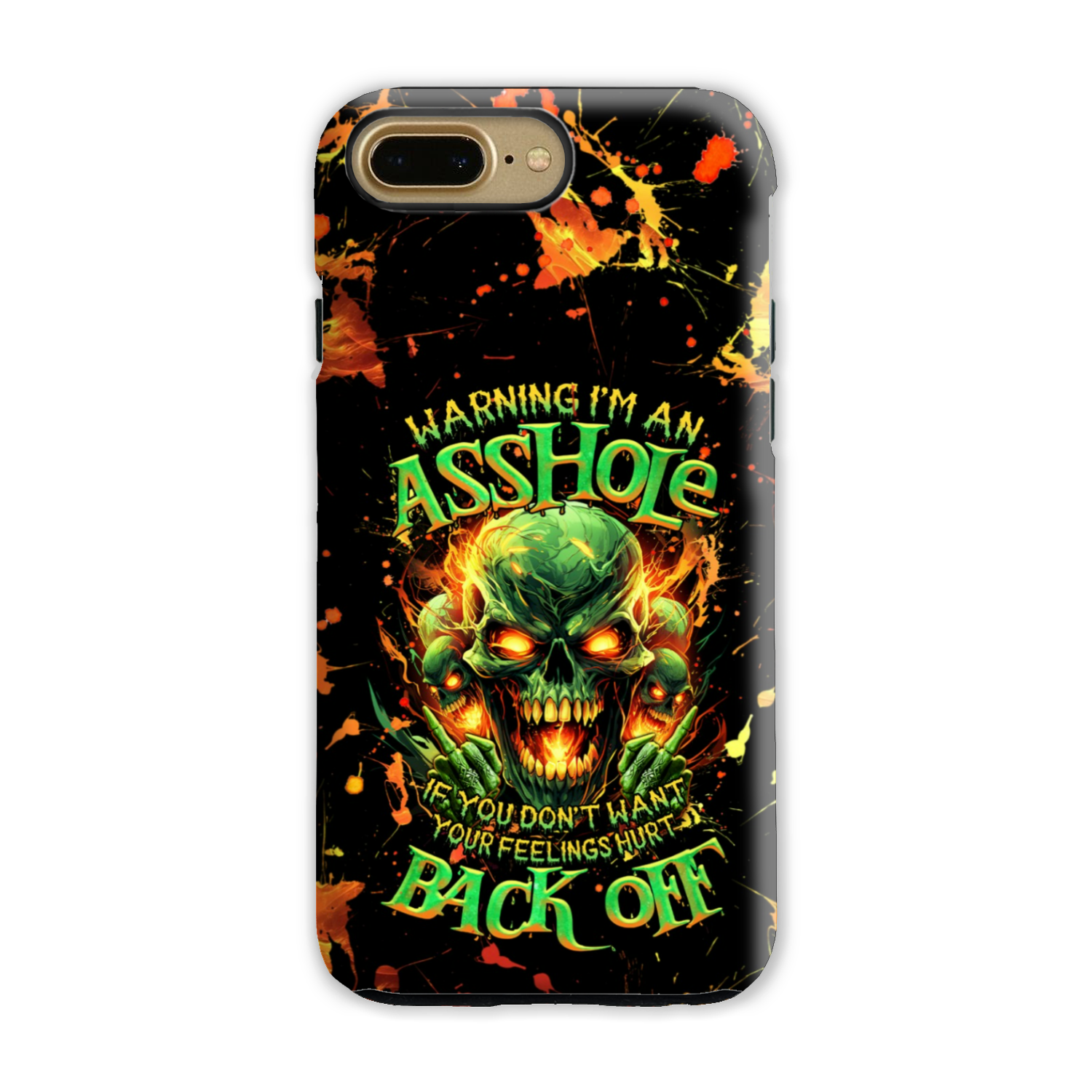 WARNING I'M AN A SKULL PHONE CASE - TLNZ1305244