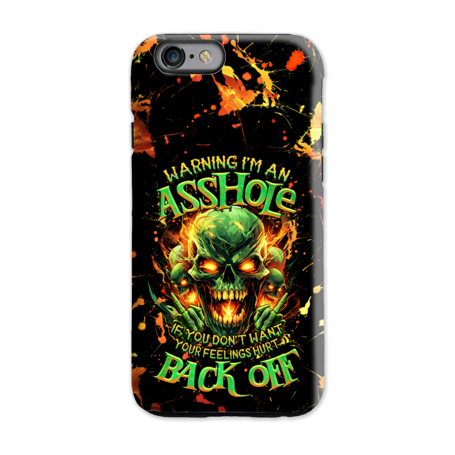 WARNING I'M AN A SKULL PHONE CASE - TLNZ1305244