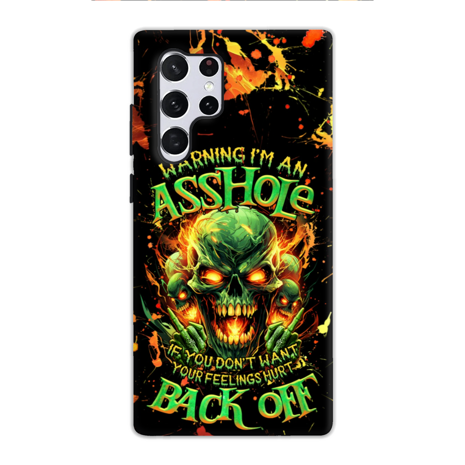 WARNING I'M AN A SKULL PHONE CASE - TLNZ1305244