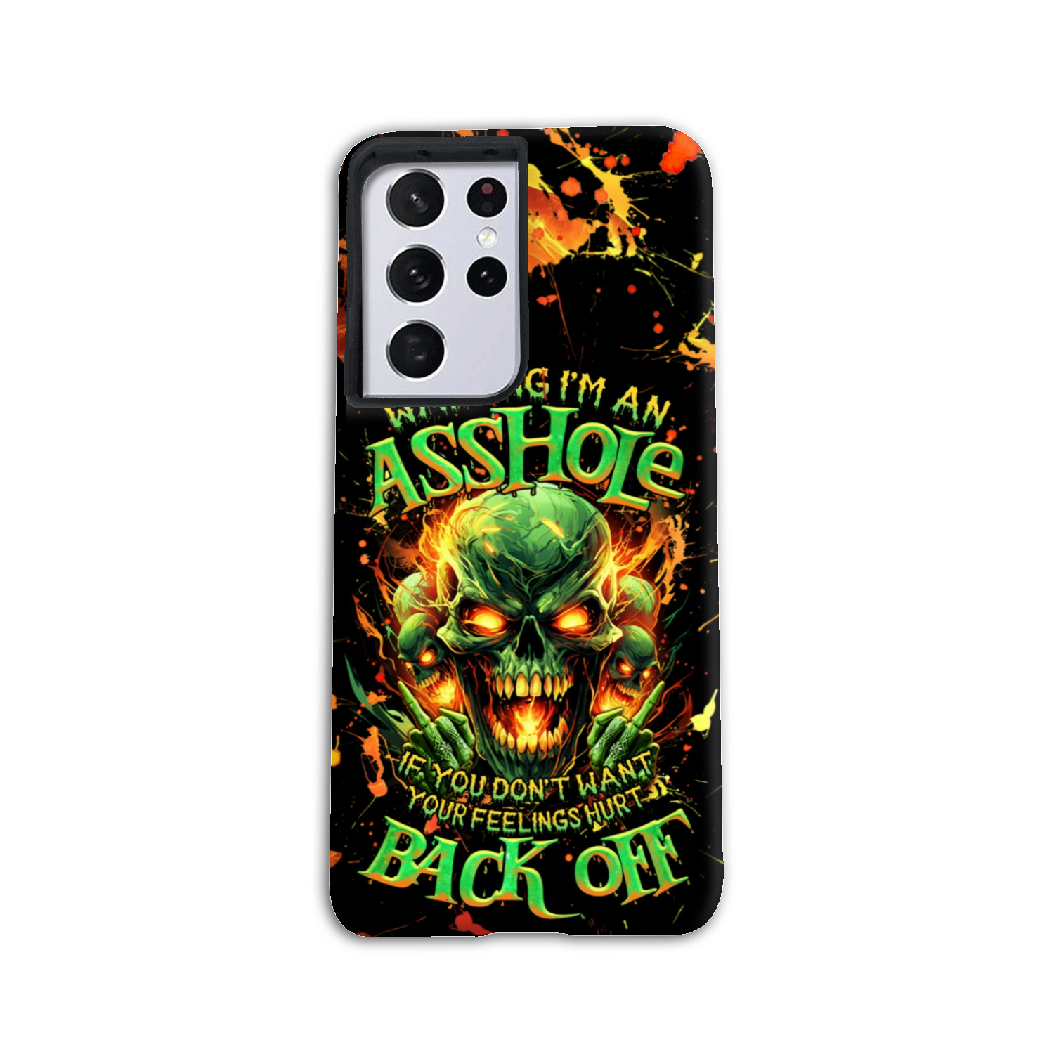 WARNING I'M AN A SKULL PHONE CASE - TLNZ1305244