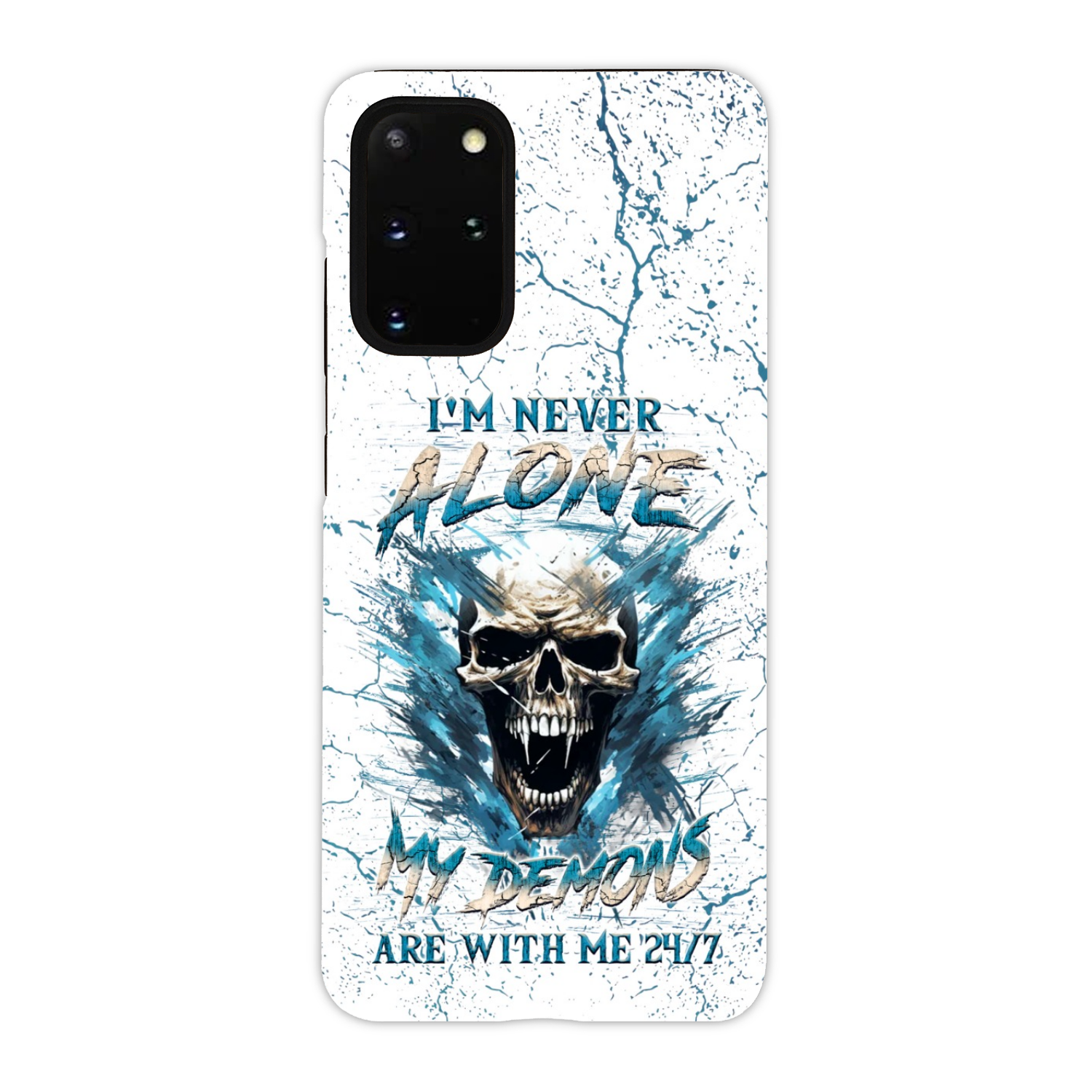 I'M NEVER ALONE SKULL DEMON PHONE CASE - YHLN0805242