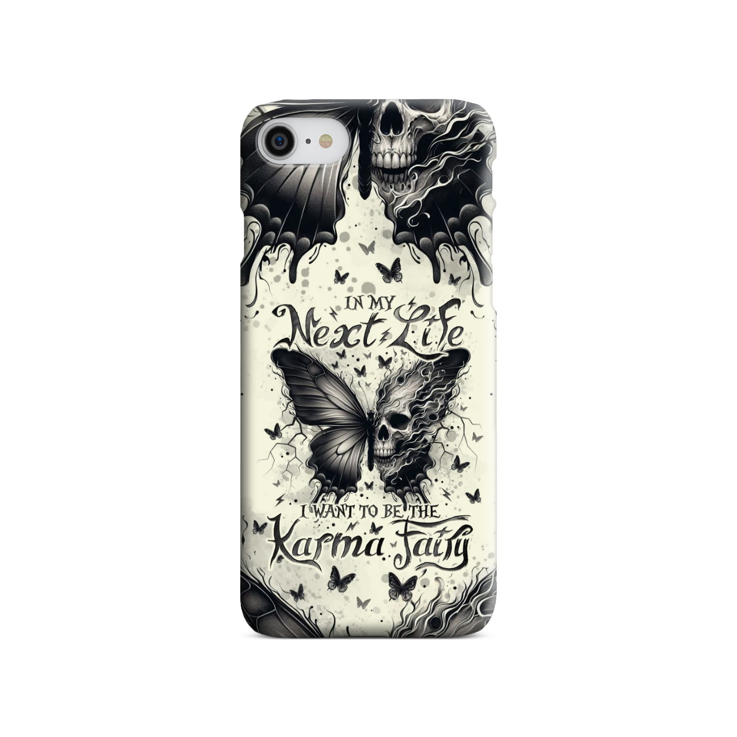 KARMA FAIRY SKULL BUTTERFLY PHONE CASE - TLNO2308241