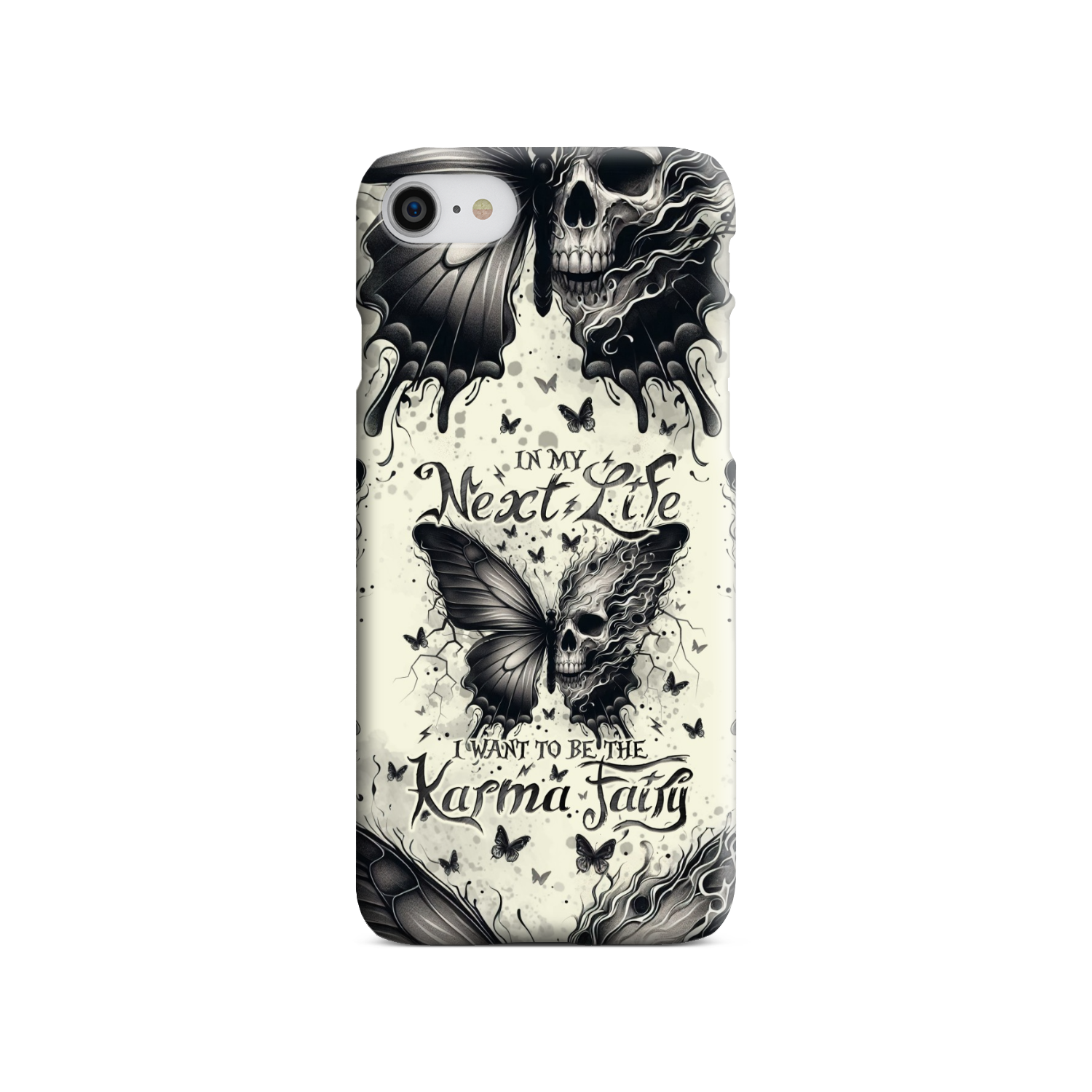 KARMA FAIRY SKULL BUTTERFLY PHONE CASE - TLNO2308241