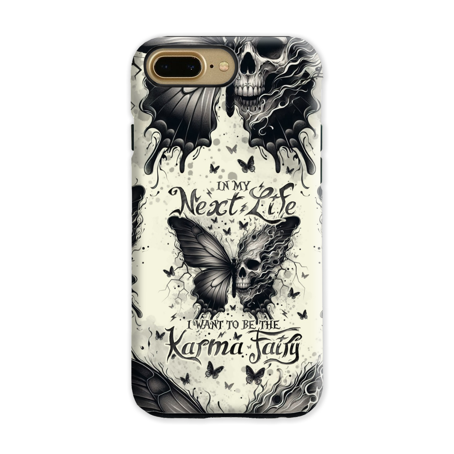 KARMA FAIRY SKULL BUTTERFLY PHONE CASE - TLNO2308241