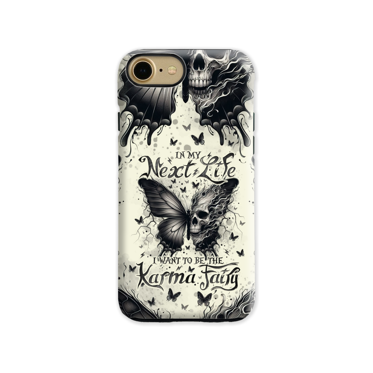 KARMA FAIRY SKULL BUTTERFLY PHONE CASE - TLNO2308241