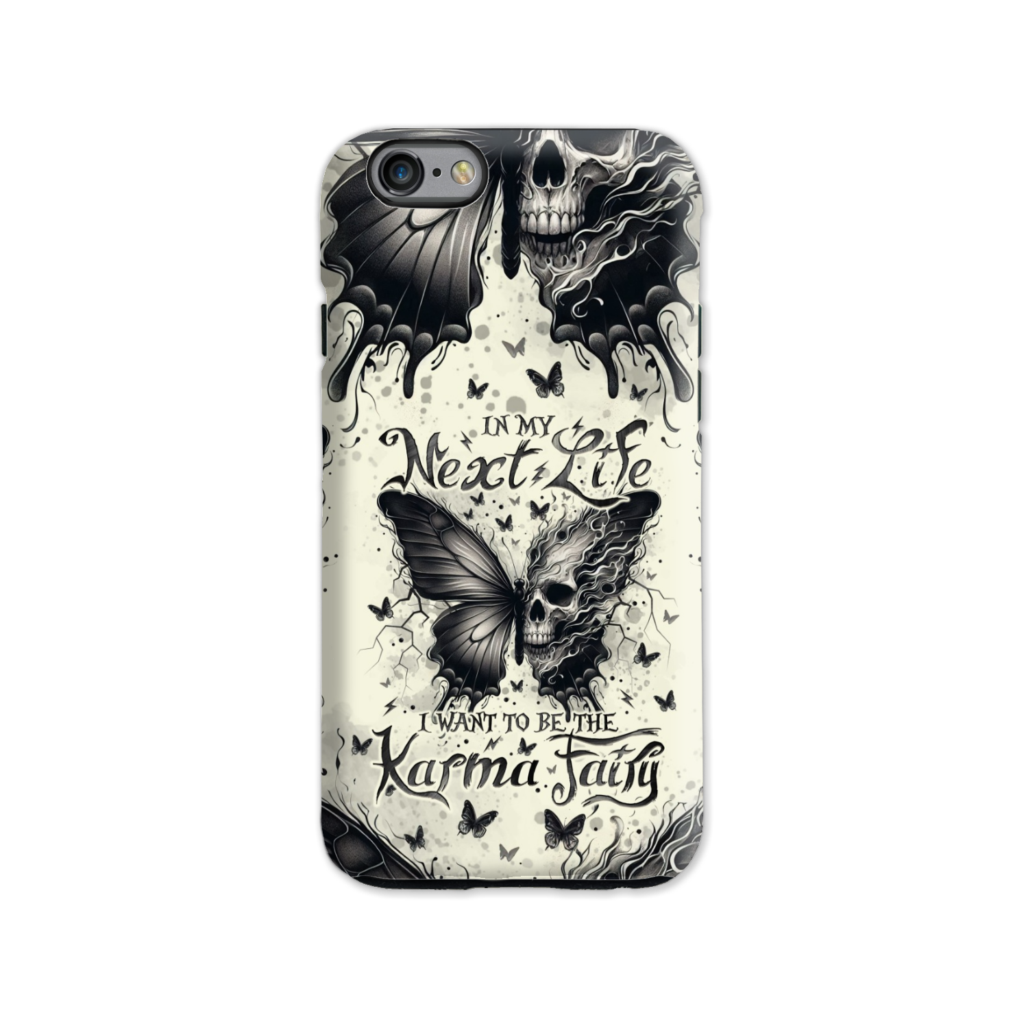 KARMA FAIRY SKULL BUTTERFLY PHONE CASE - TLNO2308241