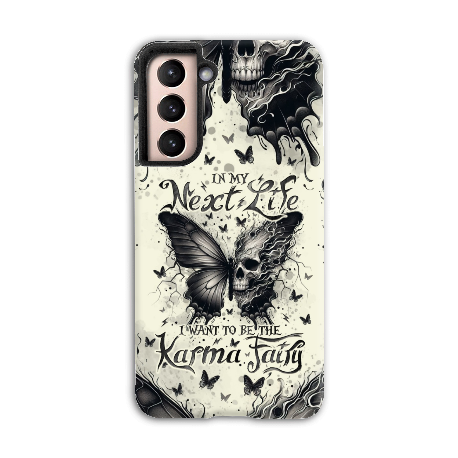 KARMA FAIRY SKULL BUTTERFLY PHONE CASE - TLNO2308241