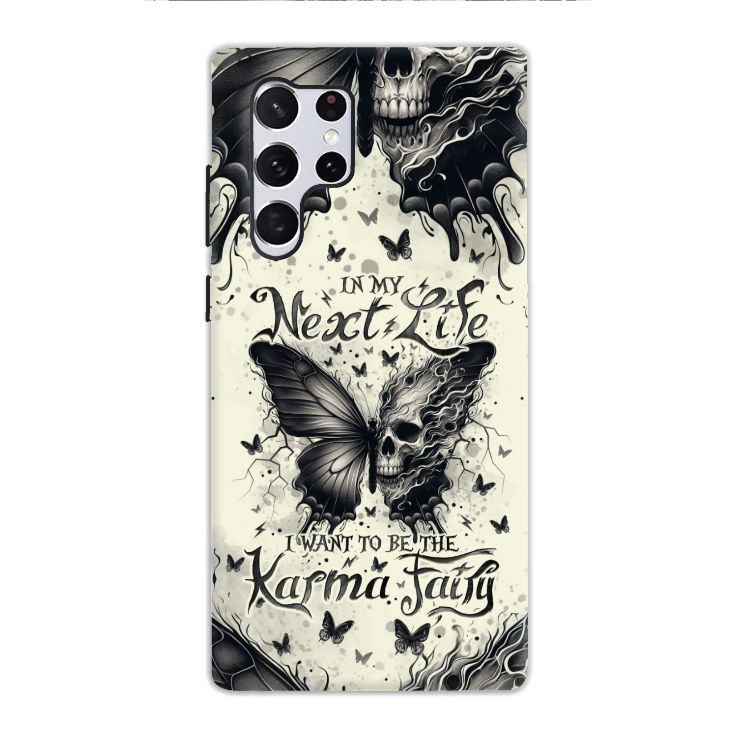 KARMA FAIRY SKULL BUTTERFLY PHONE CASE - TLNO2308241