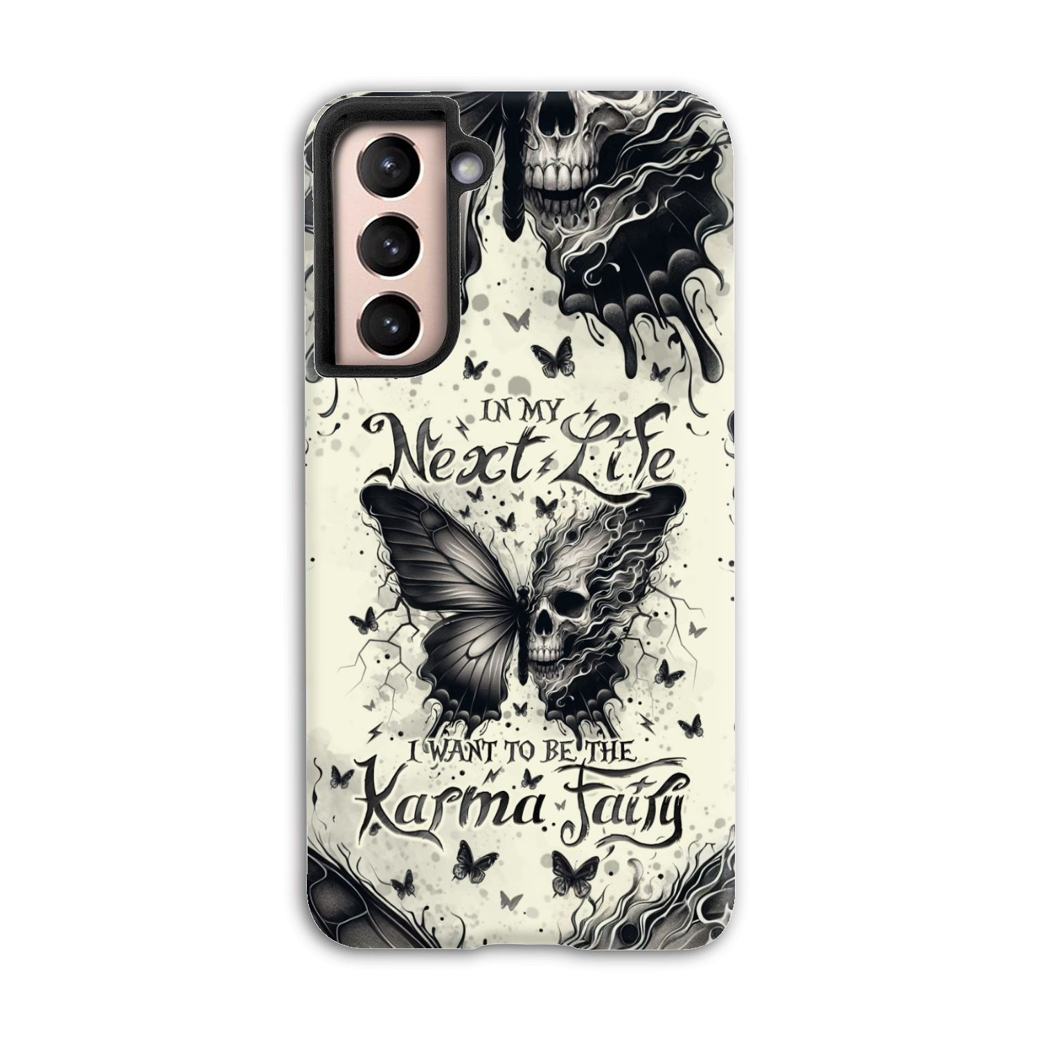 KARMA FAIRY SKULL BUTTERFLY PHONE CASE - TLNO2308241