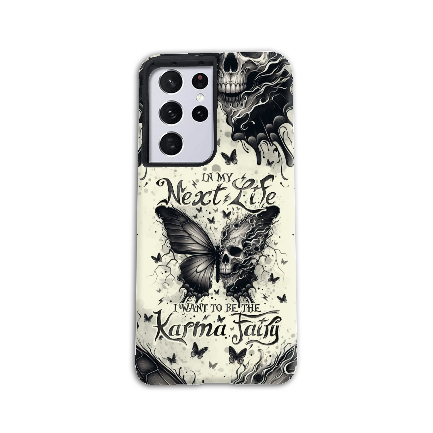 KARMA FAIRY SKULL BUTTERFLY PHONE CASE - TLNO2308241