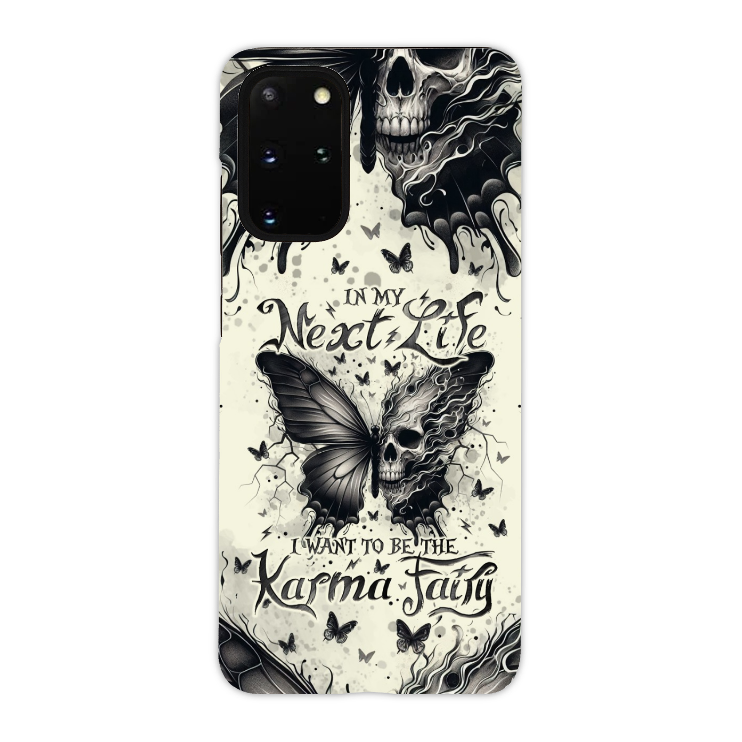 KARMA FAIRY SKULL BUTTERFLY PHONE CASE - TLNO2308241