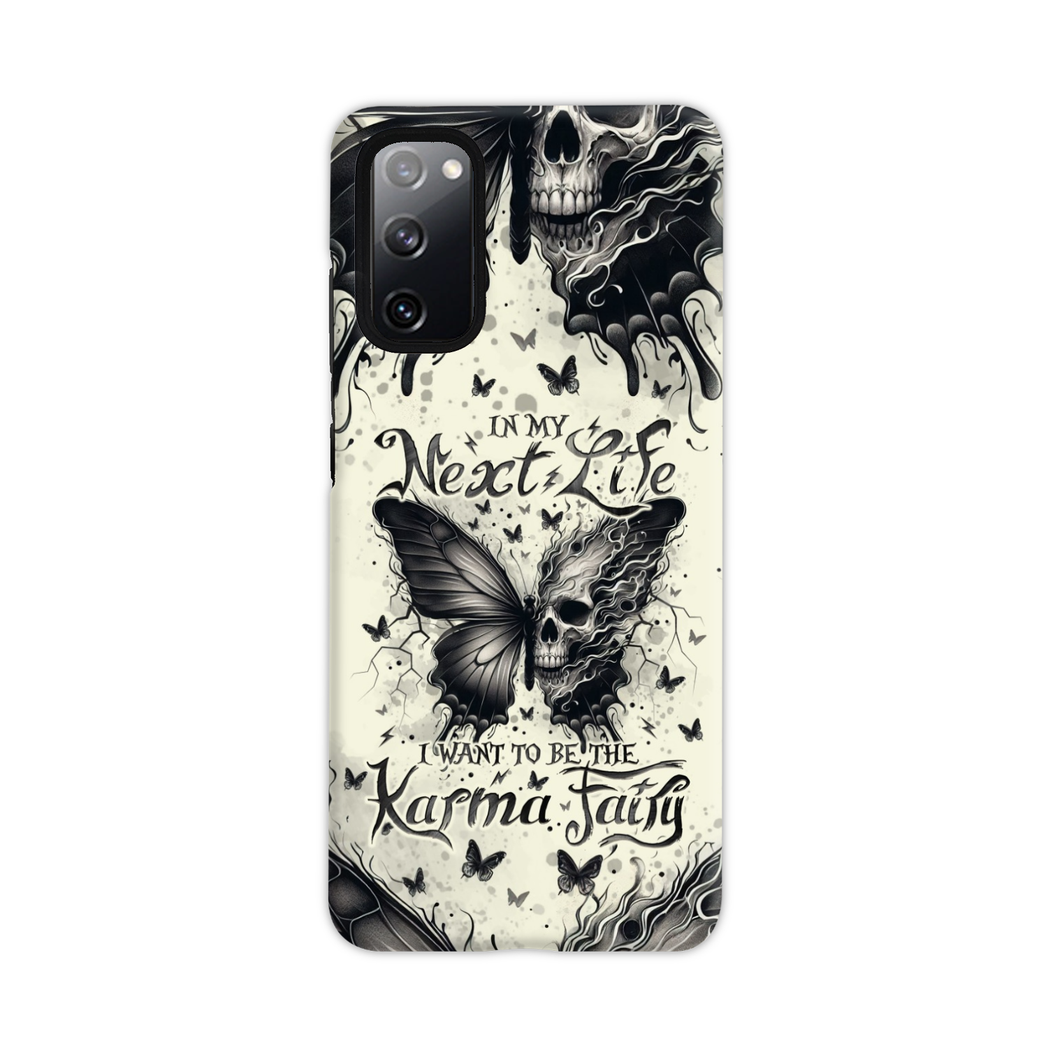 KARMA FAIRY SKULL BUTTERFLY PHONE CASE - TLNO2308241