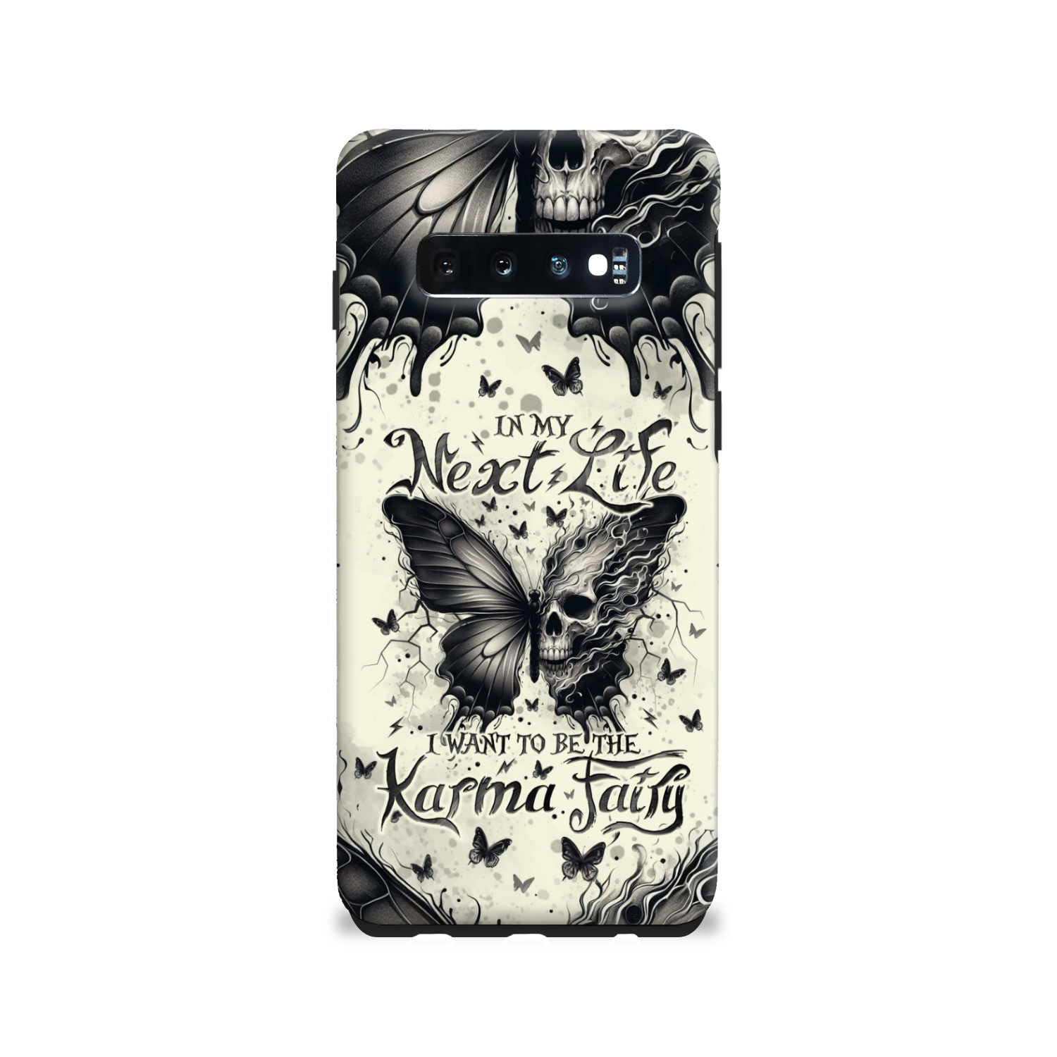 KARMA FAIRY SKULL BUTTERFLY PHONE CASE - TLNO2308241