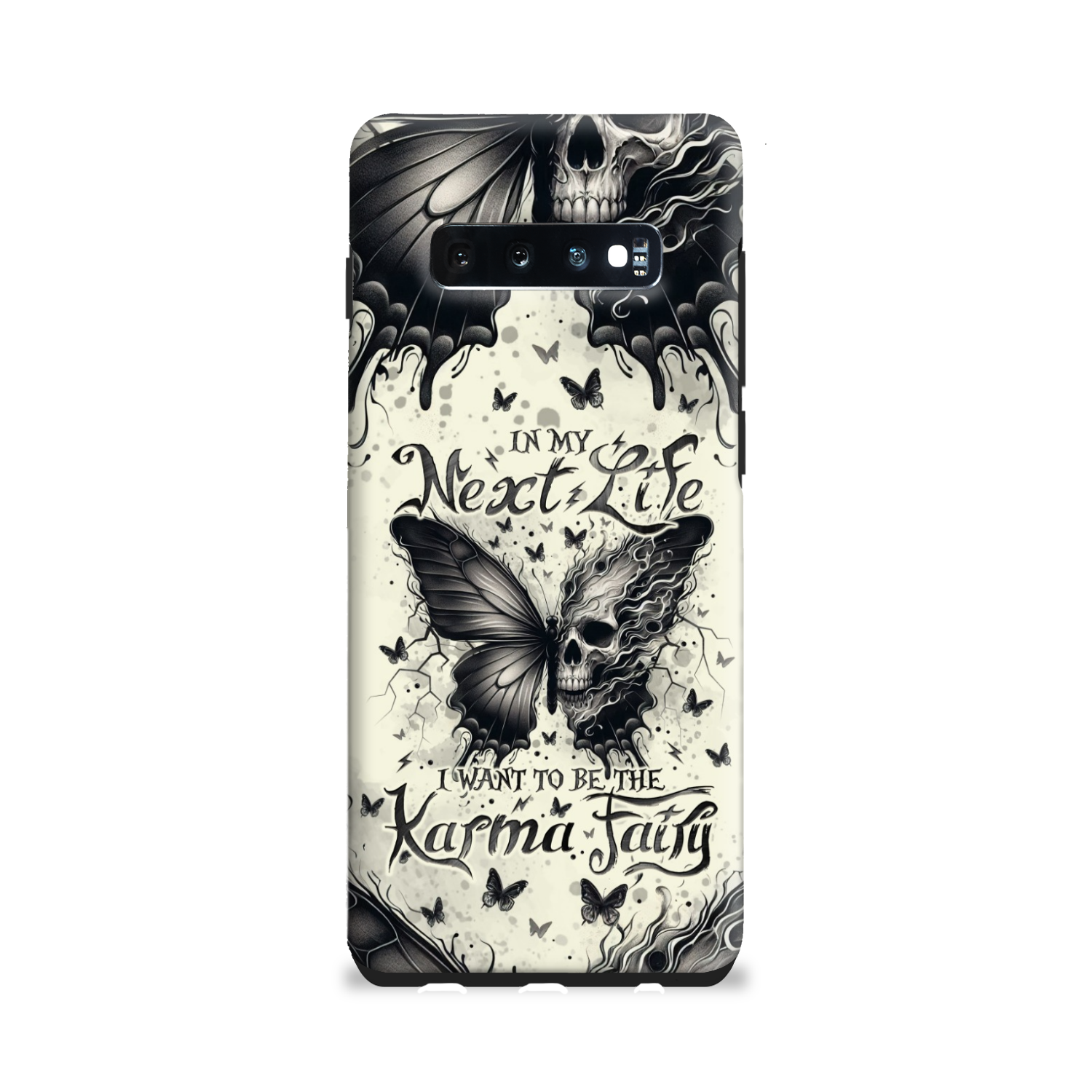 KARMA FAIRY SKULL BUTTERFLY PHONE CASE - TLNO2308241