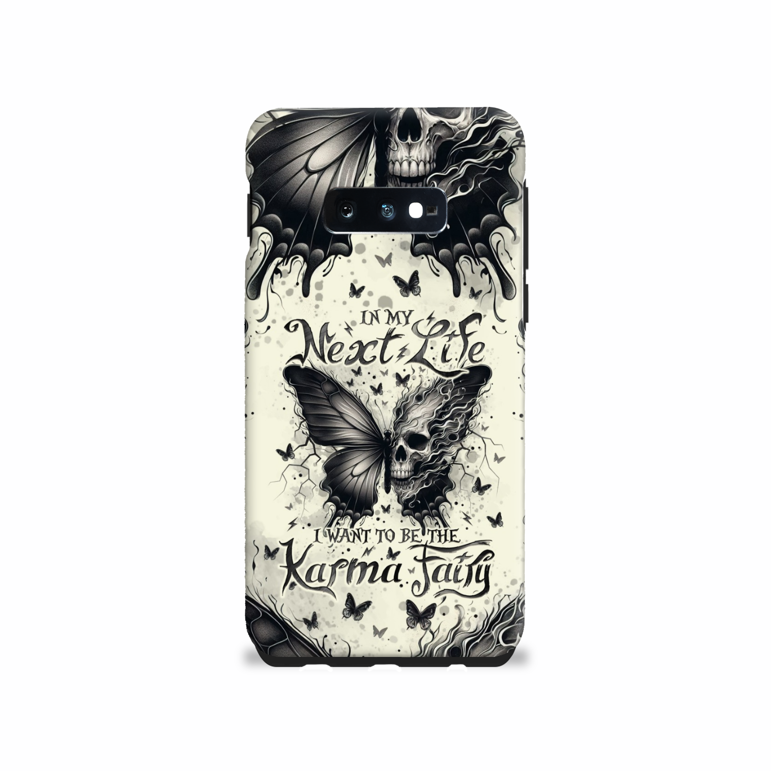 KARMA FAIRY SKULL BUTTERFLY PHONE CASE - TLNO2308241