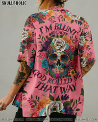 I'M BLUNT BECAUSE GOD ROLLED ME HAWAIIAN SHIRT - TLNO0609231
