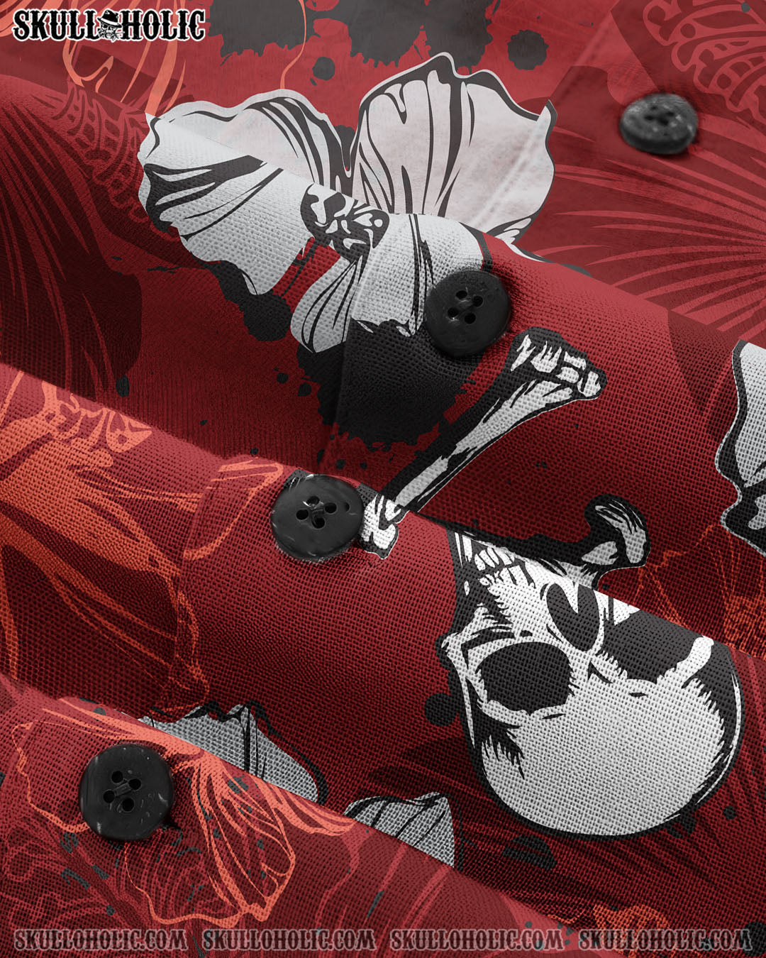 SKULL TROPICAL HAWAIIAN SHIRT  - TLNO0904252