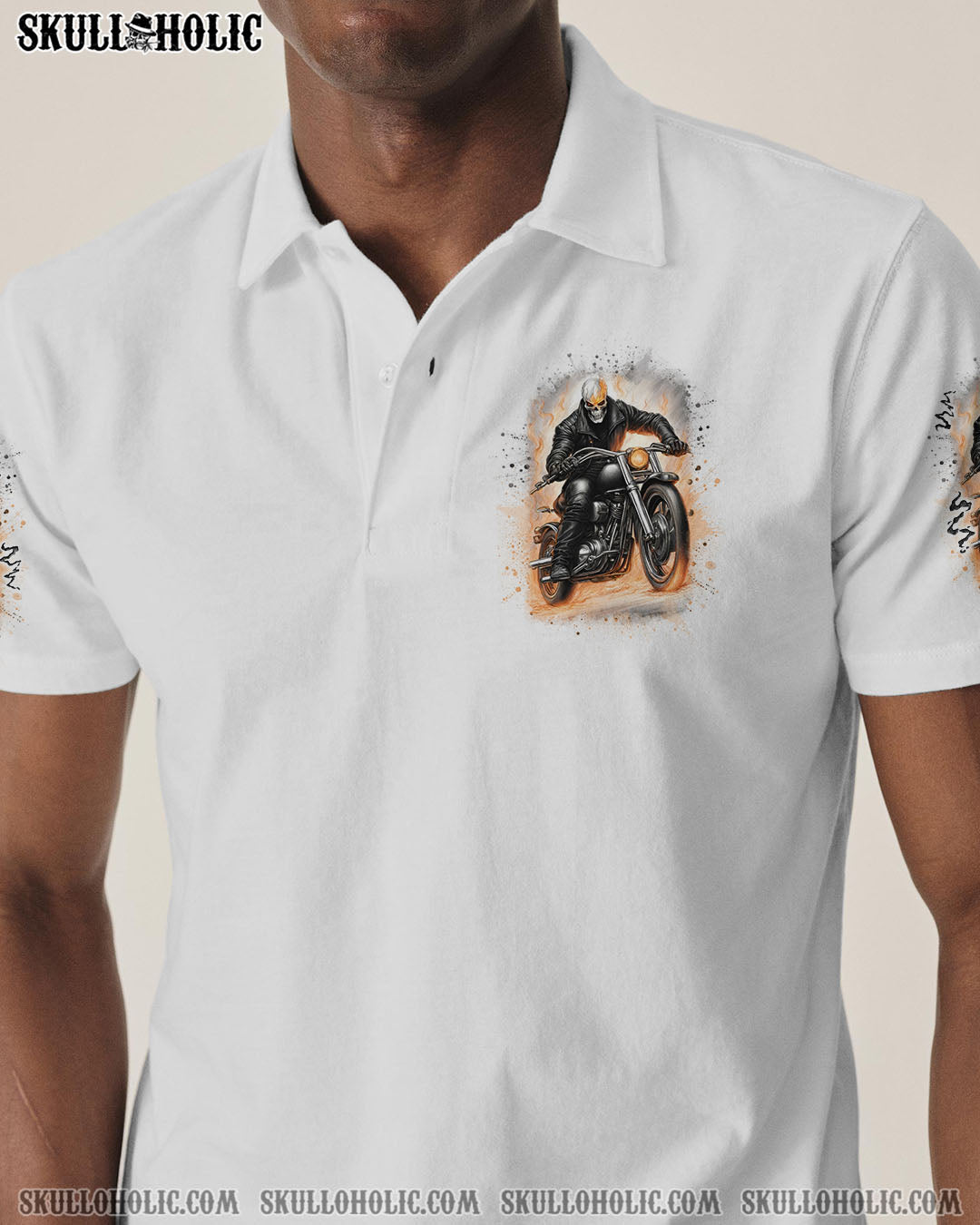 TAKE IT OUT AND PLAY WITH IT BIKER SKULL ALL OVER PRINT - TLNO0908253