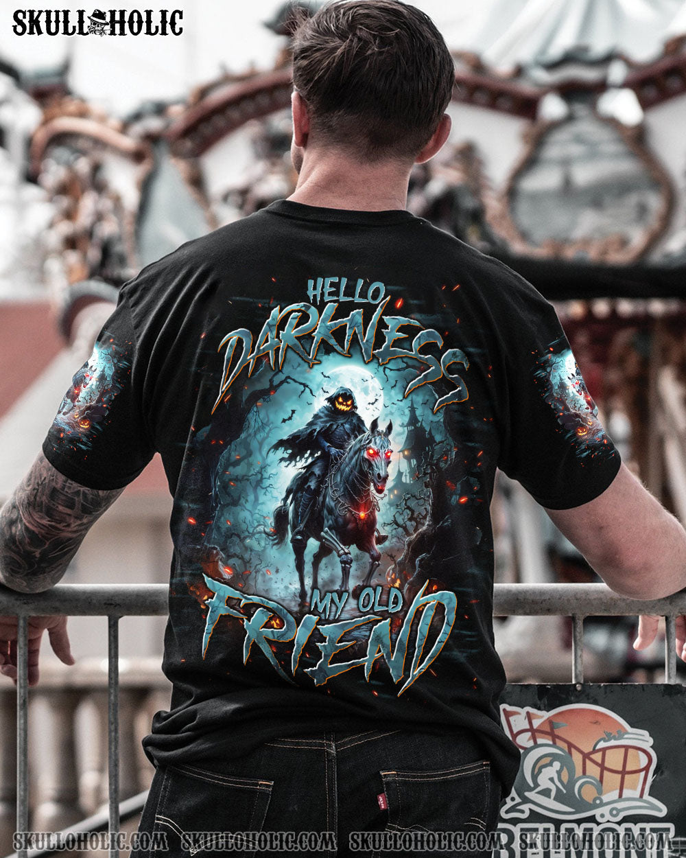 HELLO DARKNESS MY OLD FRIEND HALLOWEEN ALL OVER PRINT - TLNT2108252