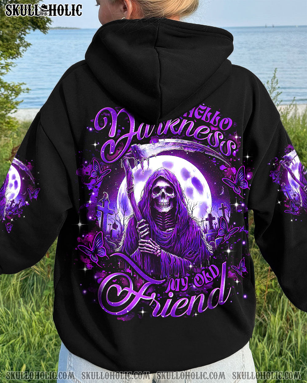 HELLO DARKNESS MY OLD FRIEND REAPER ALL OVER PRINT - TLTR2909251