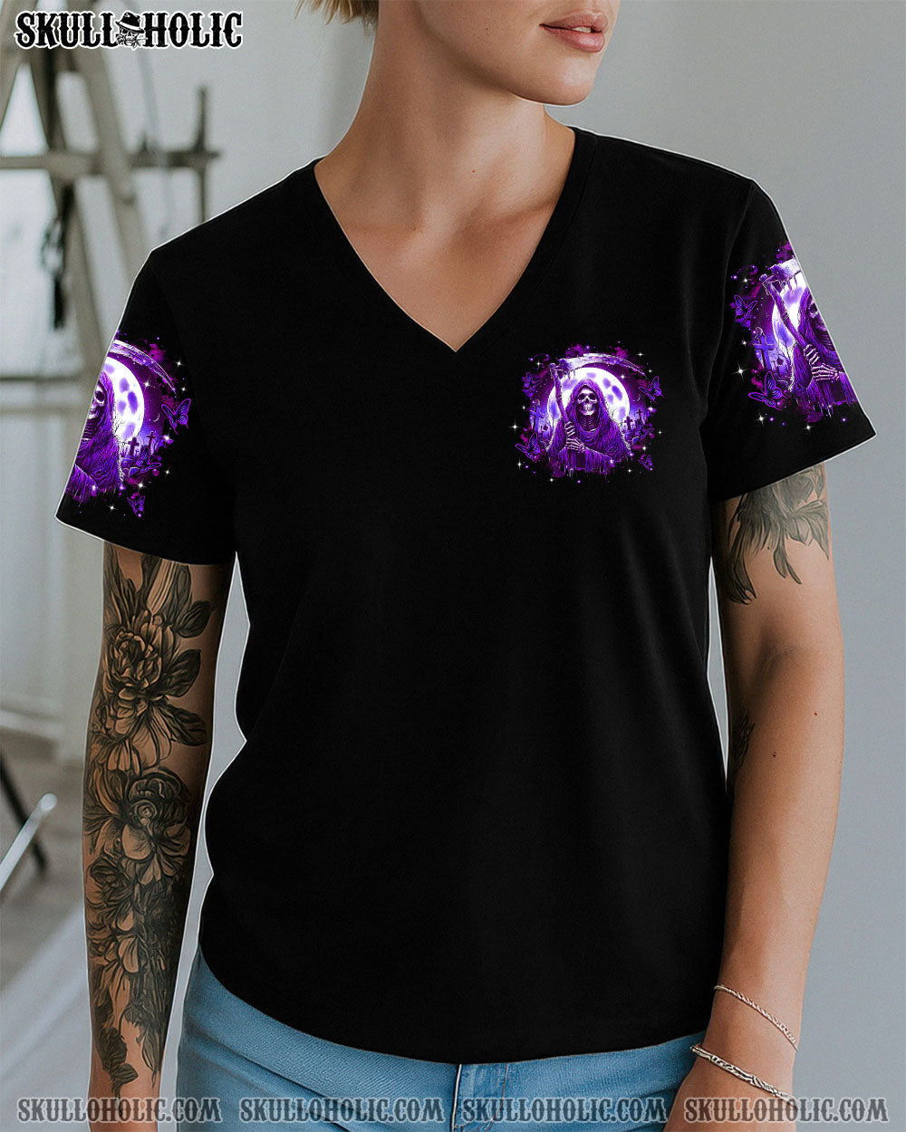 HELLO DARKNESS MY OLD FRIEND REAPER ALL OVER PRINT - TLTR2909251