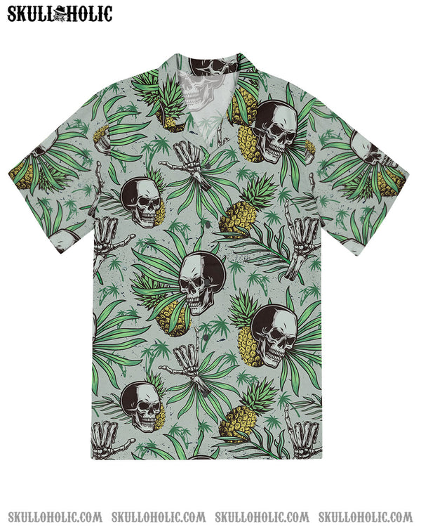 SKULL TROPICAL PINEAPPLE HAWAIIAN SHIRT  - TLNT3103252