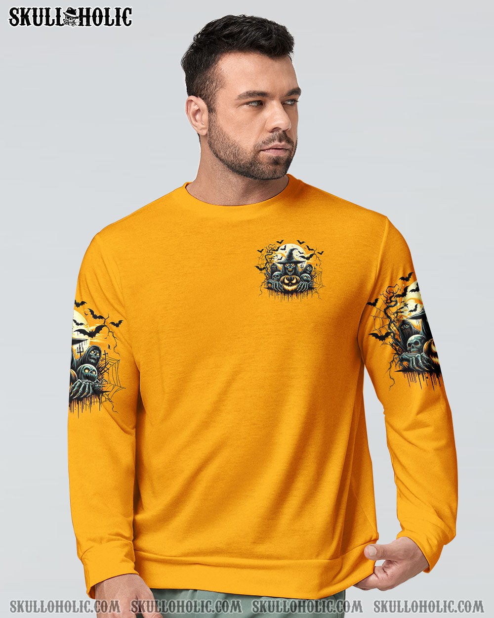 HELLO DARKNESS MY OLD FRIEND SKULL HALLOWEEN ALL OVER PRINT  - TLNZ0908253