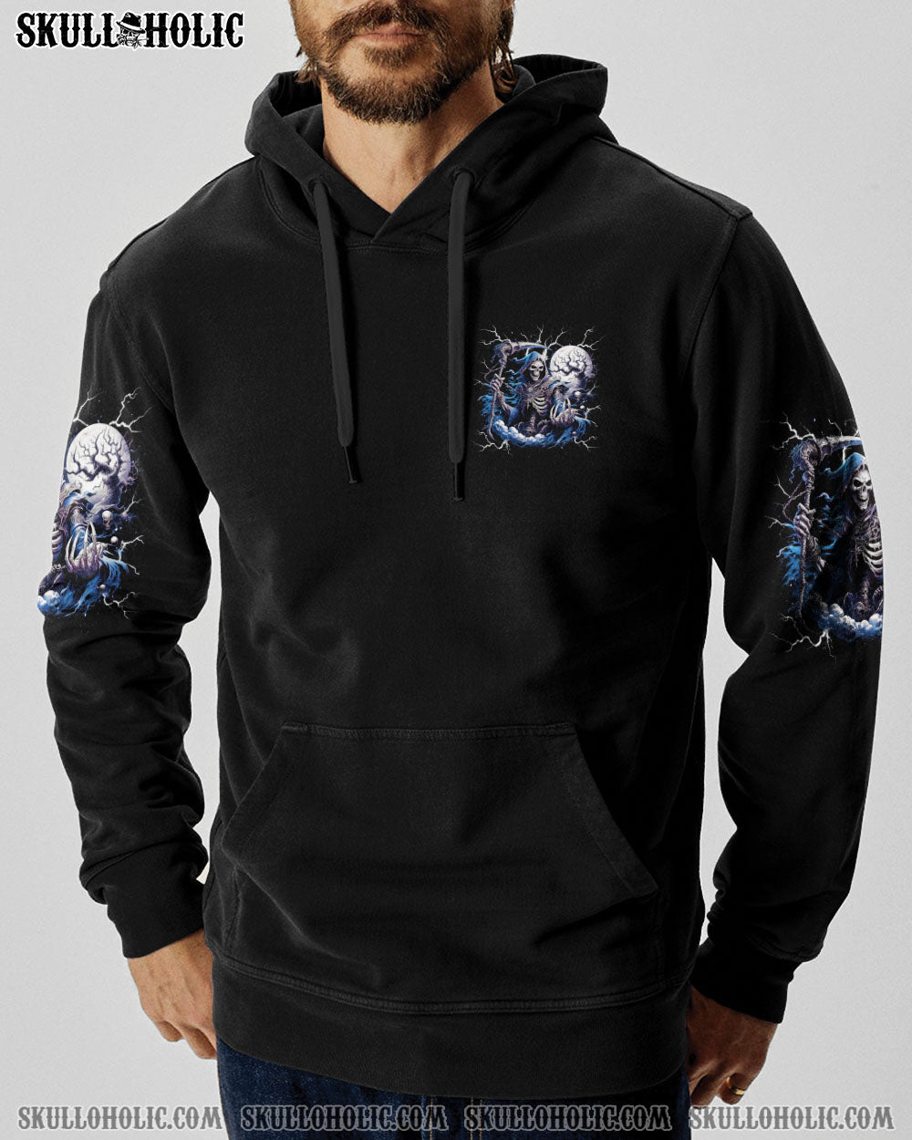 HEAVEN DON'T WANT ME SKULL ALL OVER PRINT - TLNZ2108253