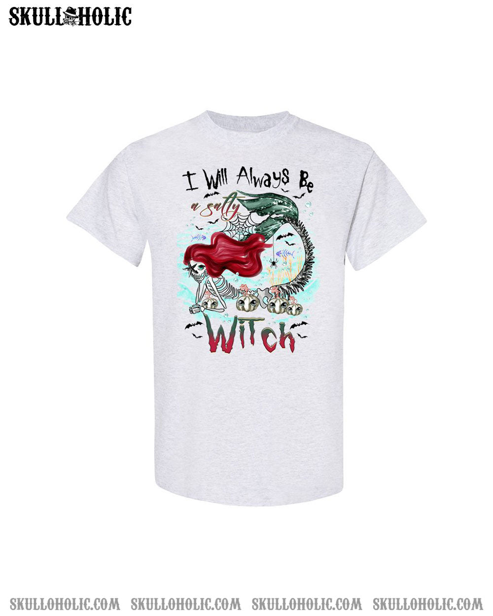 SALTY WITCH MERMAID HALLOWEEN COTTON SHIRT - TLTR2808233