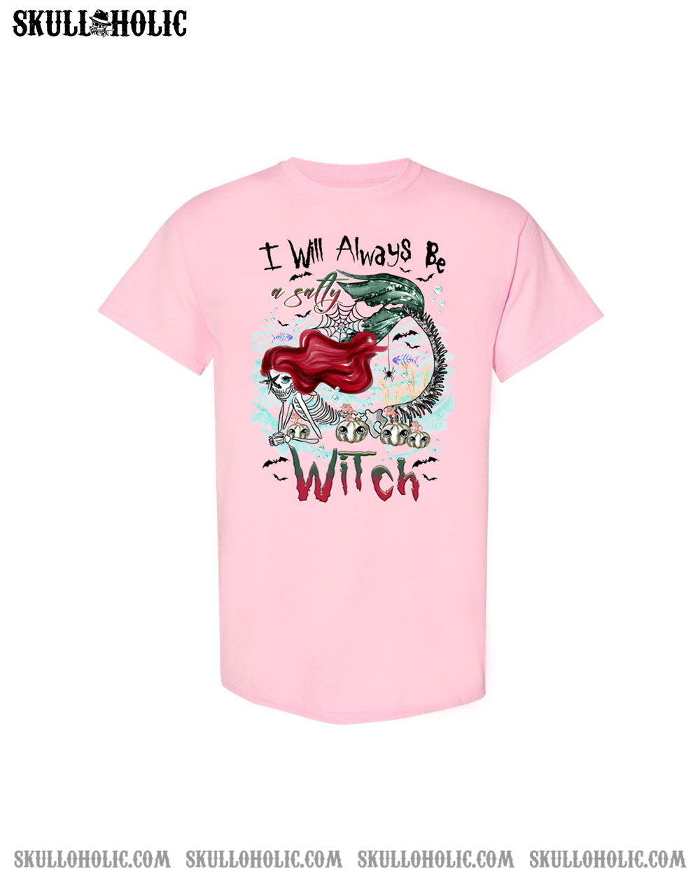 SALTY WITCH MERMAID HALLOWEEN COTTON SHIRT - TLTR2808233