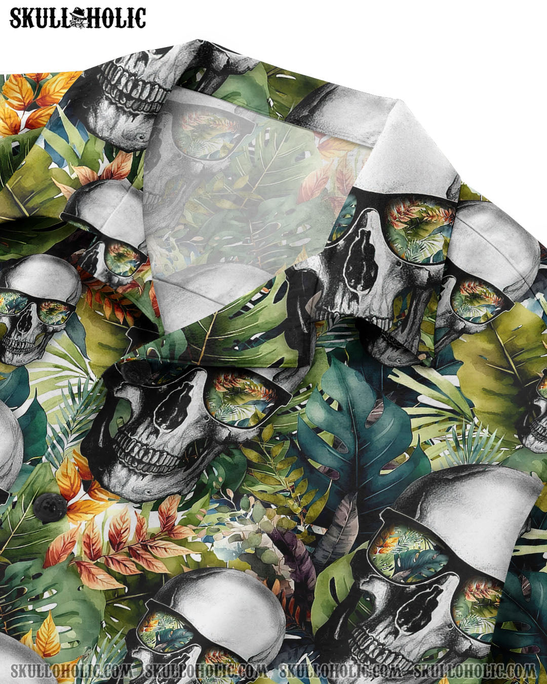 SKULL TROPICAL HAWAIIAN SHIRT  - TLTW0204253