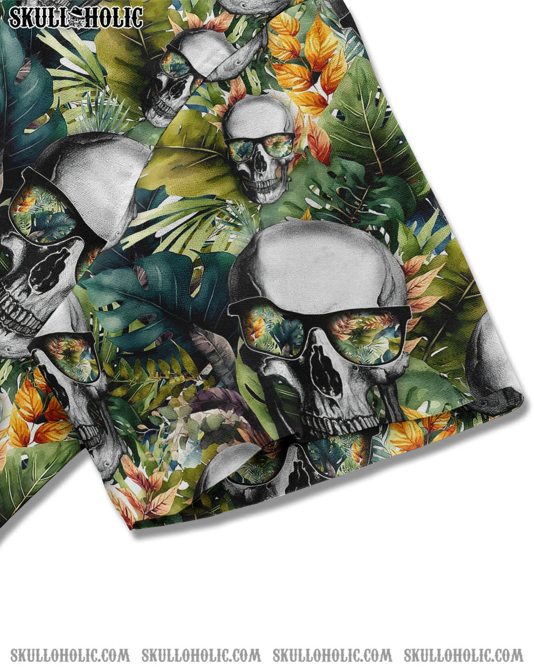 SKULL TROPICAL HAWAIIAN SHIRT  - TLTW0204253