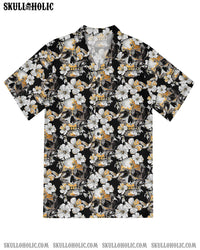 GOLD SKULL HAWAIIAN SHIRT  - TLTW1404252