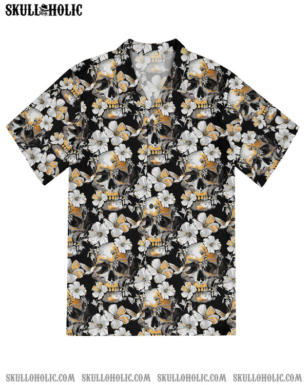 GOLD SKULL HAWAIIAN SHIRT  - TLTW1404252