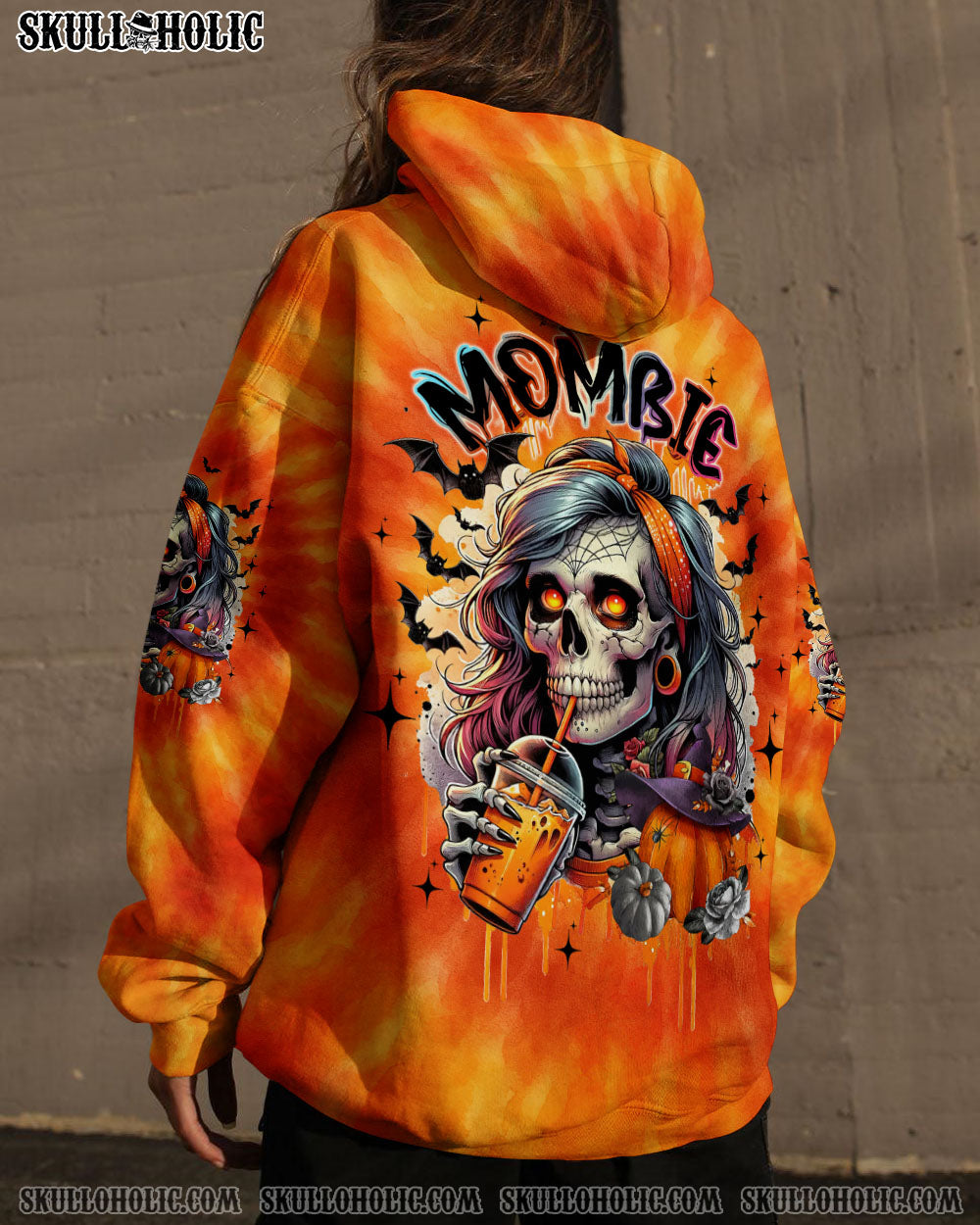 MOMBIE SKULL LADY HALLOWEEN ALL OVER PRINT - TLTW2406251