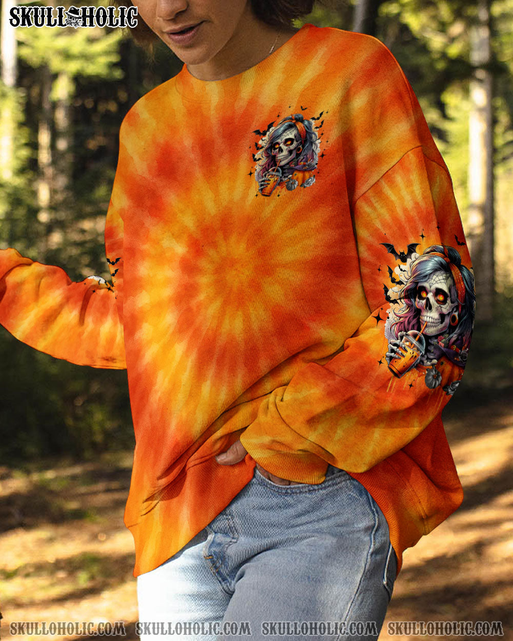 MOMBIE SKULL LADY HALLOWEEN ALL OVER PRINT - TLTW2406251