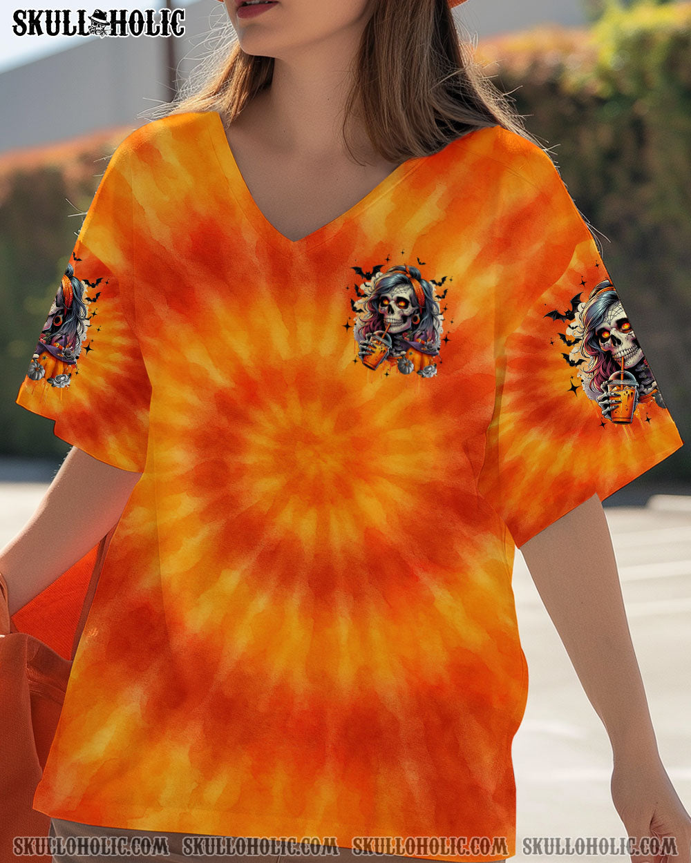 MOMBIE SKULL LADY HALLOWEEN ALL OVER PRINT - TLTW2406251