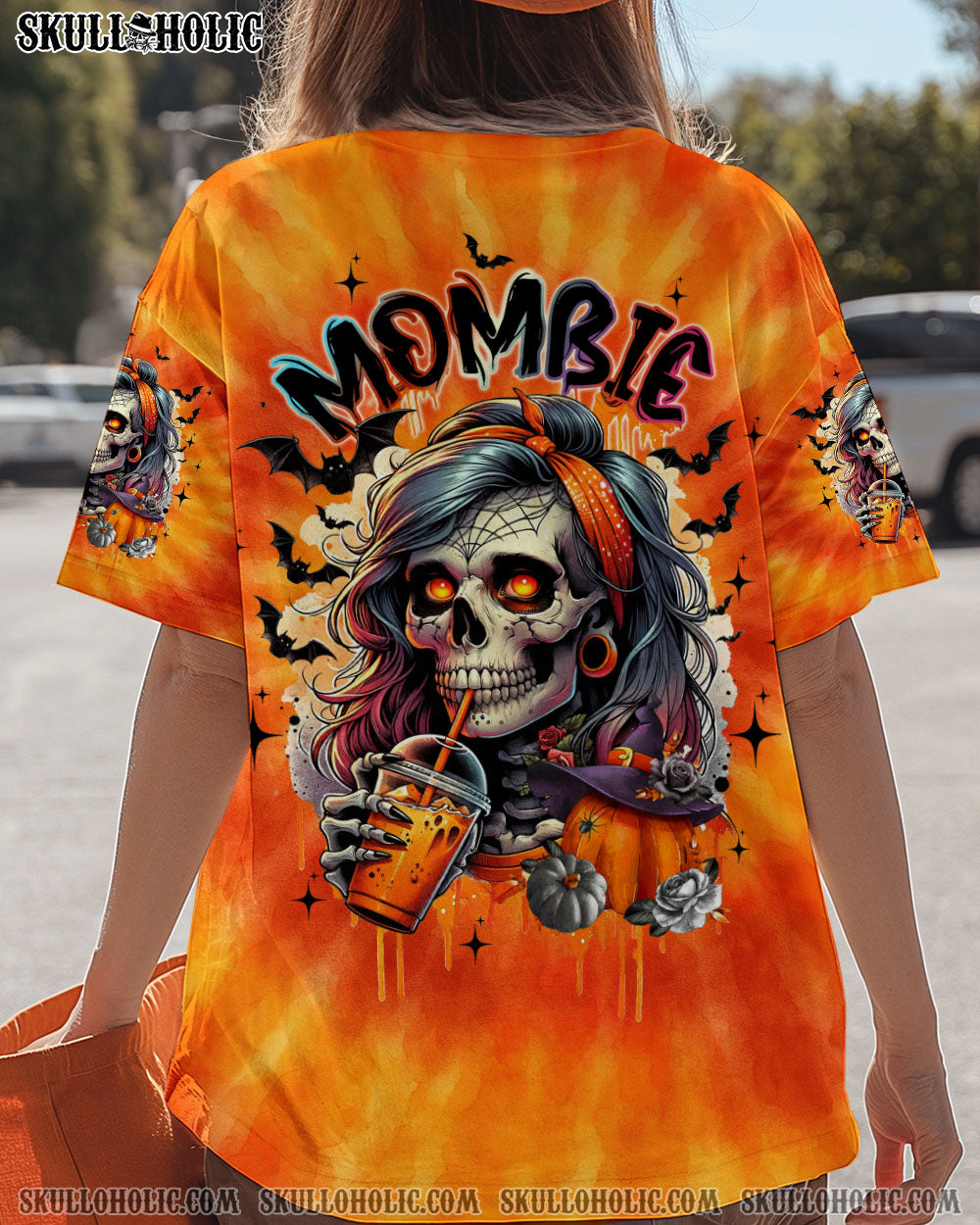 MOMBIE SKULL LADY HALLOWEEN ALL OVER PRINT - TLTW2406251
