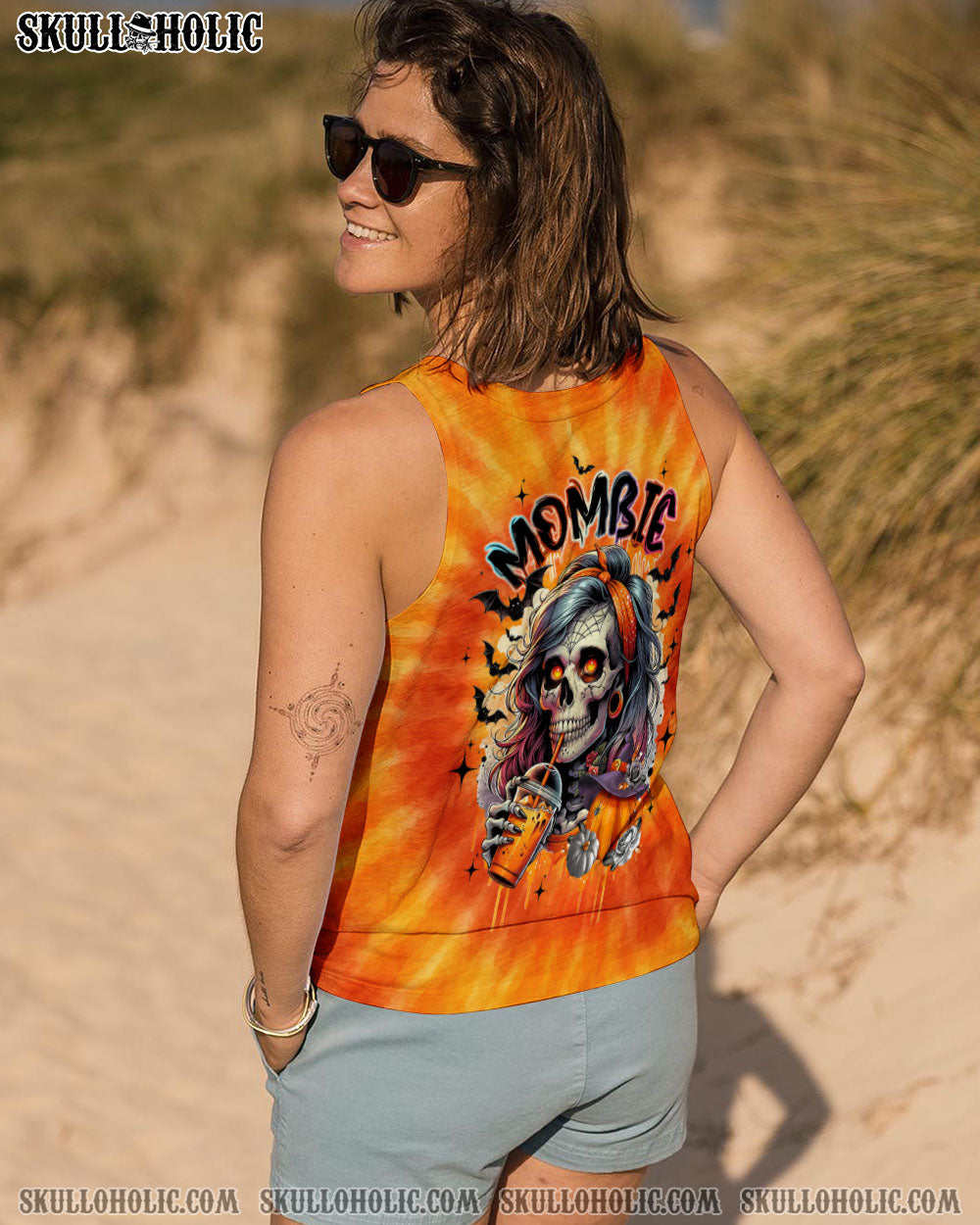 MOMBIE SKULL LADY HALLOWEEN ALL OVER PRINT - TLTW2406251