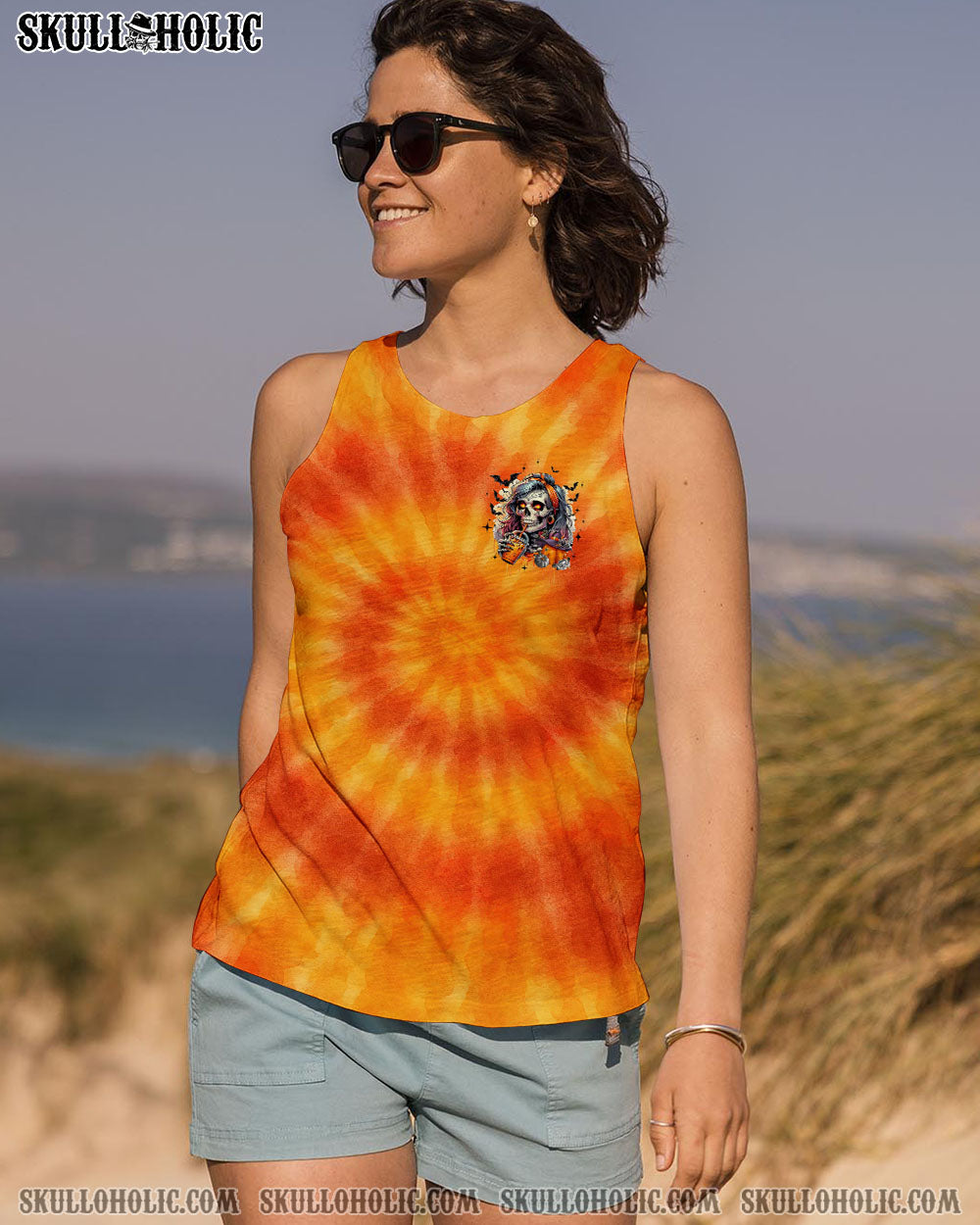 MOMBIE SKULL LADY HALLOWEEN ALL OVER PRINT - TLTW2406251