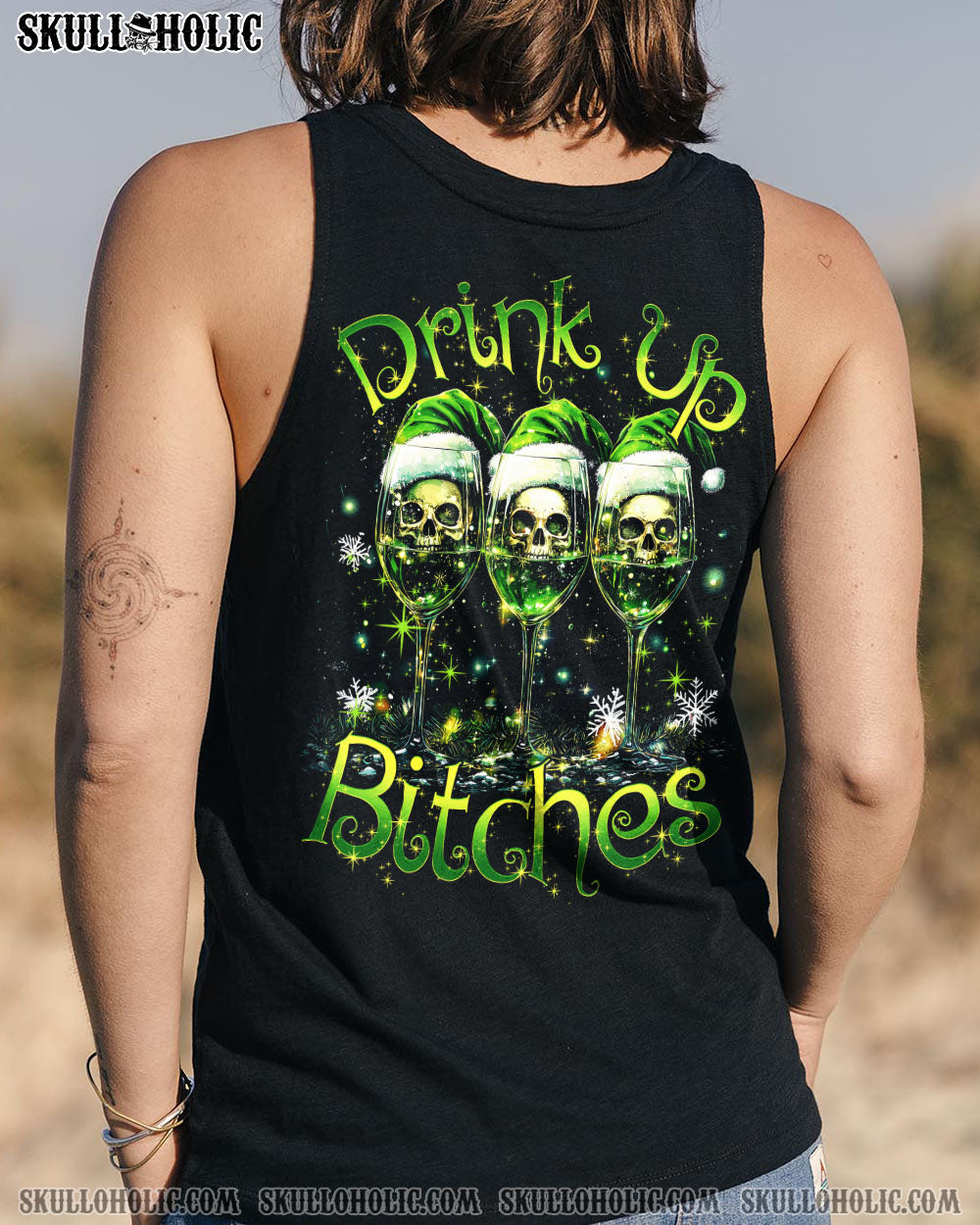 DRINK UP B CHRISTMAS ALL OVER PRINT - TY2410242